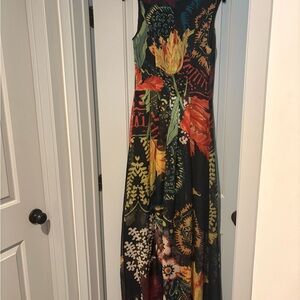 Desigual Multicolor Floral Maxi Dress